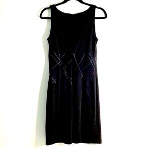 14.  Nicole Miller Collection~ Vintage Black Sheath Dress